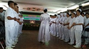 Pemasangan Kap dan Angkat Janji Mahasiswa